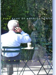 A Break Down Stage ...Reflection around a Coffee, put on table