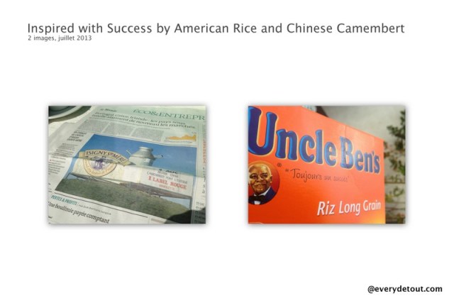 Inspired with Success by American Rice and Chinese Camembert